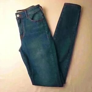 Women's Pacsun Brand Super High Rise Skinniest Jeans Size 25/2 Long Medium Wash